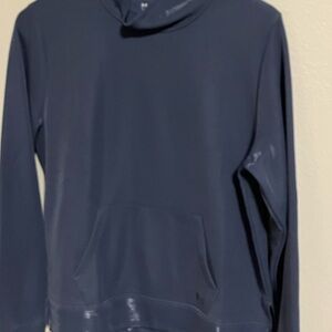 Under Armour Mirage Mock Neck Cold Gear-Medium-Blue